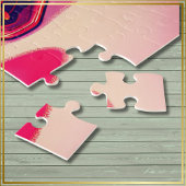 Rote Erdbeere mit Herz niedlich Zeichnend - Puzzle