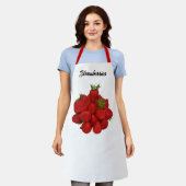 Rote Erdbeeren Fotografisch Schürze (Getragen)