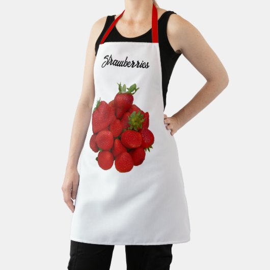 Rote Erdbeeren Fotografisch Schürze (InSitu)