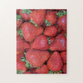 Rote Erdbeeren, frisch Puzzle (Vertikal)