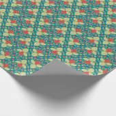 Rote Erdbeeren Früchte, Blüten & Früchte Geschenkpapier (Ecke)