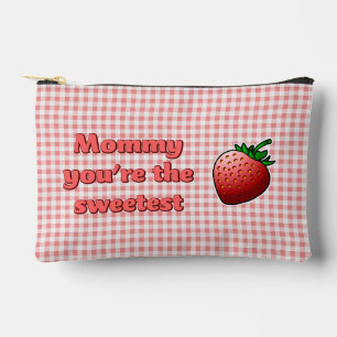 Rote Erdbeeren Zubehörtasche