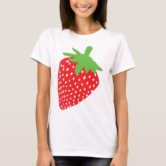 rote Erdbeerikone T-Shirt