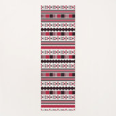 rote ethnische Azteke Yogamatte (Vorderseite)