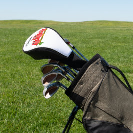Rote Eulen Design individuell gestaltet Golf Headcover