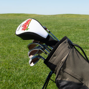 Rote Eulen Design individuell gestaltet Golf Headcover
