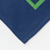 Rote Eulen-Gemüseaufkleber Fleecedecke (Ecke)