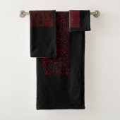 Rote Eulenfürstin Badhandtuch Set (Insitu)