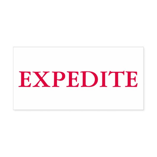 Rote Expedit Permastempel (Design)