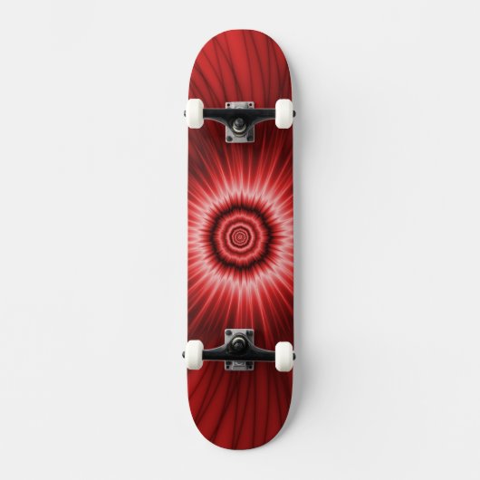 Rote Explosion auf dem Skateboard (Vorderseite)