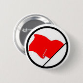 Rote Fahne Button (Vorne & Hinten)