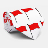 Rote Fahne: Krawatten (Gerollt)