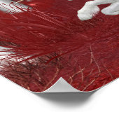 Rote Fantasie Poster (Ecke)