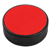 Rote Farbe | Classic | elegant | Trendy Eishockey Puck (3/4)