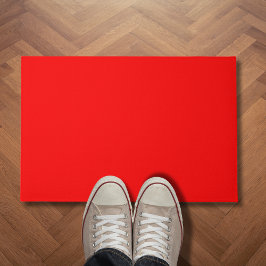 Rote Farbe | Classic | elegant | Trendy Fußmatte
