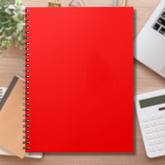 Rote Farbe | Classic | elegant | Trendy Notizblock
