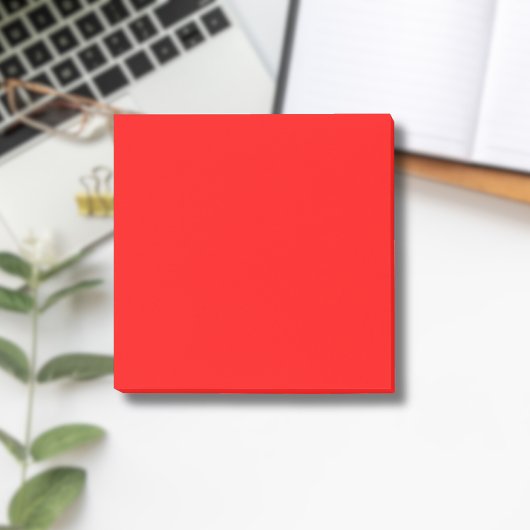Rote Farbe | Classic | elegant | Trendy Post-it Klebezettel