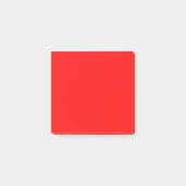 Rote Farbe | Classic | elegant | Trendy Post-it Klebezettel (Vorderseite)