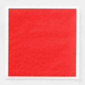 Rote Farbe | Classic | elegant | Trendy Serviette (Vorderseite)