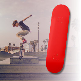 Rote Farbe | Classic | elegant | Trendy Skateboard