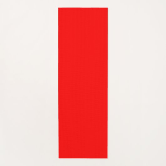 Rote Farbe | Classic | elegant | Trendy Yogamatte (Vorderseite)