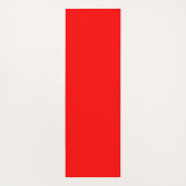 Rote Farbe | Classic | elegant | Trendy Yogamatte (Rückseite)