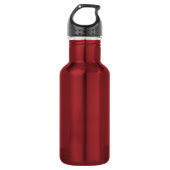 Rote Farbe Edelstahlflasche (Vorderseite)