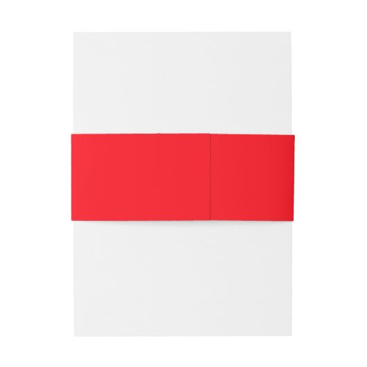 Rote Farbe Einladungsbanderole (Rückseitenbeispiel)