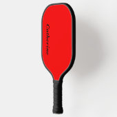 Rote Farbe | Klassisches Personalisiert Pickleball Schläger (Links)