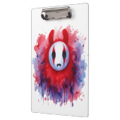 Rote Farbe Klemmbrett (Links)