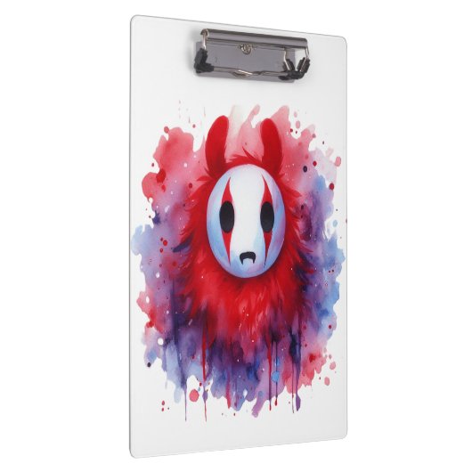 Rote Farbe Klemmbrett (Rechts)