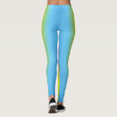 Rote Farbe Leggings (Rückseite)