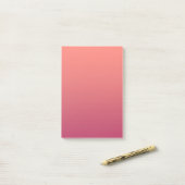 Rote Farbe Post-it Klebezettel (Auf Schreibtisch)