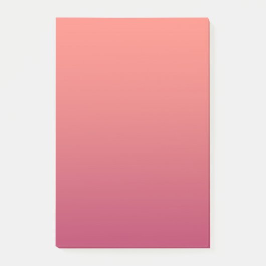 Rote Farbe Post-it Klebezettel (Vorderseite)