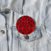 Rote Farbe Regen / Wassertropfen Formen Muster Button (Beispiel)