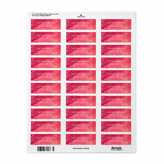 Rote Farbe und Gold (Vorne)