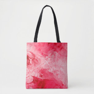 Rote Farben Pinselstriche Tasche