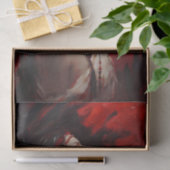 Rote Feder Indianerin Dekoupage Seidenpapier (Geschenk)