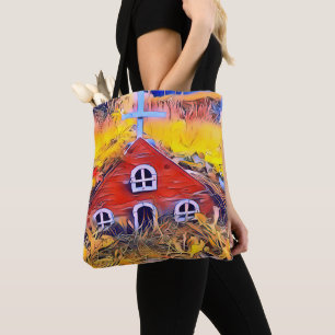 Rote Feenhausfarben Tasche