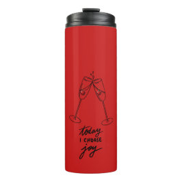 Rote Feierparty-Geschenk Champagner Toast Tumbler Thermosbecher