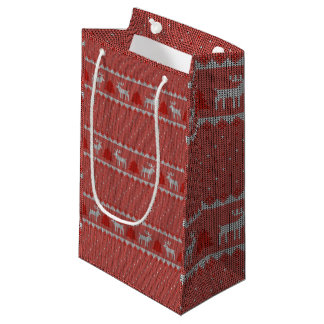 Rote Feiertage Kleine Geschenktüte