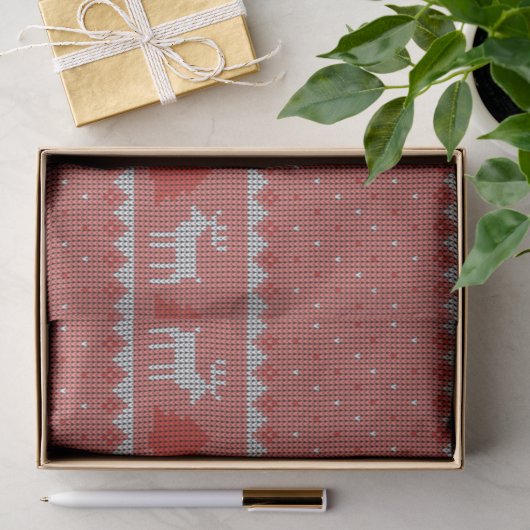 Rote Feiertage Seidenpapier (Geschenk)