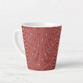 Rote Feiertags-Tasse Milchtasse (Linke Ecke)