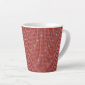Rote Feiertags-Tasse Milchtasse (Rechte Ecke)