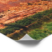 Rote Felsberge in Utah Poster (Ecke)