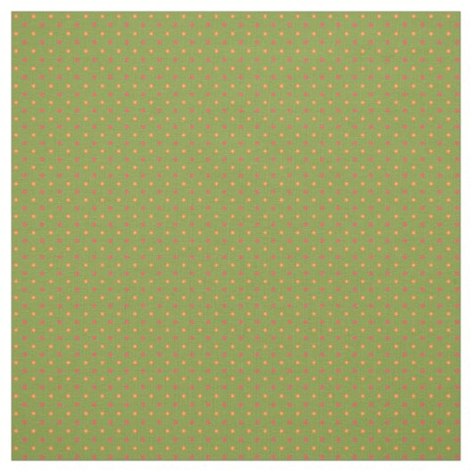Rote Felsblöcke Snazzy Polka Dots Fabric Stoff (Muster)