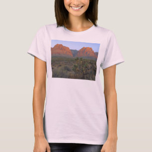 Rote Felsen berichtigen am Sonnenaufgang T-Shirt