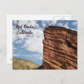 Rote Felsen, Colorado Postkarte (Vorne/Hinten)