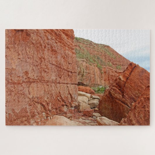 Rote Felsen, Devon, England 1014-pc Puzzle (Horizontal)