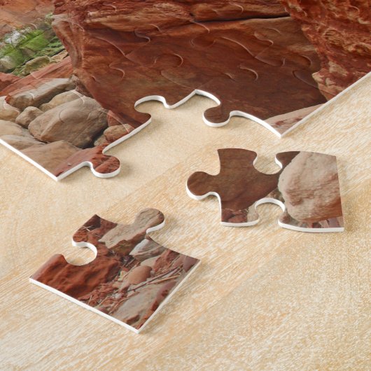 Rote Felsen, Devon, England Puzzle (Seite)